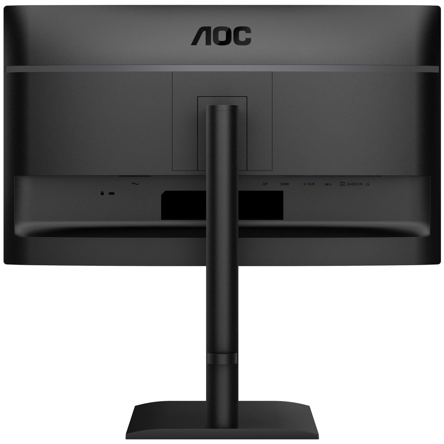 Монитор AOC 24E4U 23,8" IPS 120 Гц HDMI DP USB-hub HAS Pivot колонки Black (24E4U) - фото 6