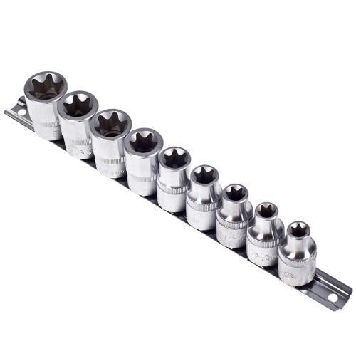 Набор торцевых головок наружный торкс Hans 1/2"DR Е10-Е24 46410-9C