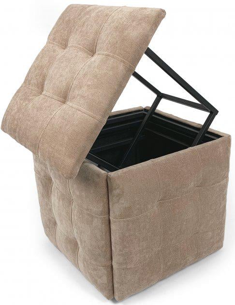 Пуф трансформер Luxury KADIS 5в1 Темно бежевый (9356738) - фото 3 Пуф трансформер Luxury KADIS 5в1 Темно бежевый (9356738) - фото 3
