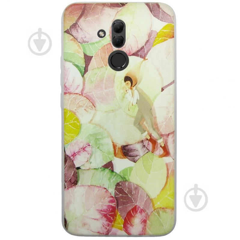 Чехол с рисунком Printed Silicone для Huawei Mate 20 Lite Листья (hub_JSLF18494)