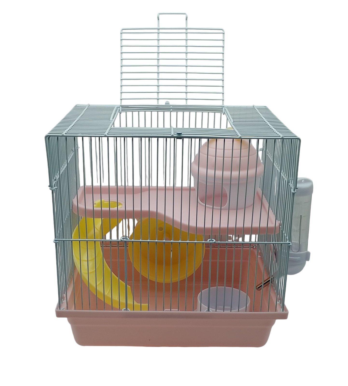 Клетка для мелких грызунов 3002 30x23x30 см Розовый (30079929) - фото 3 Клетка для мелких грызунов 3002 30x23x30 см Розовый (30079929) - фото 3