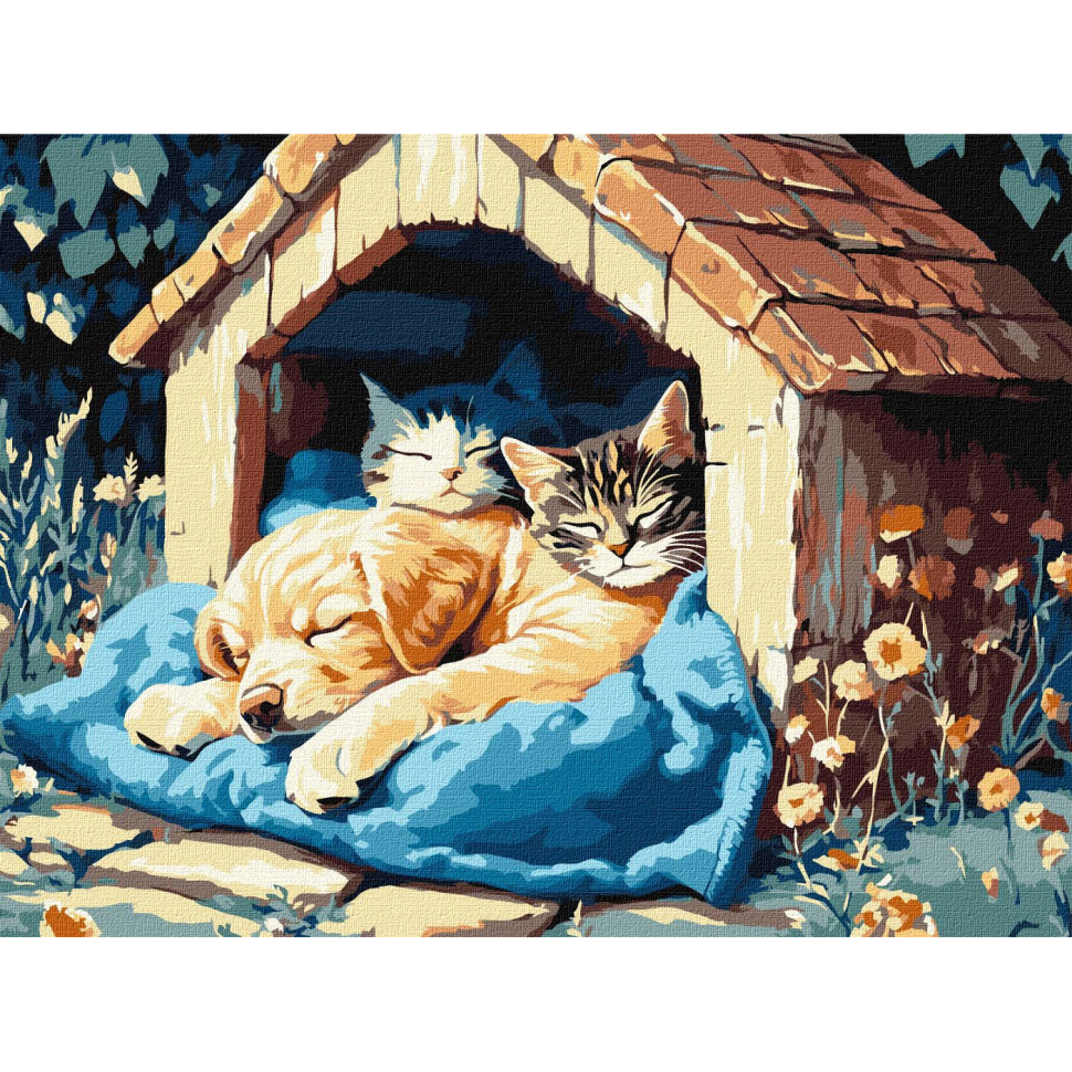 Картина по номерам Ideyka Тихое время 30х40 см (KHO6695)