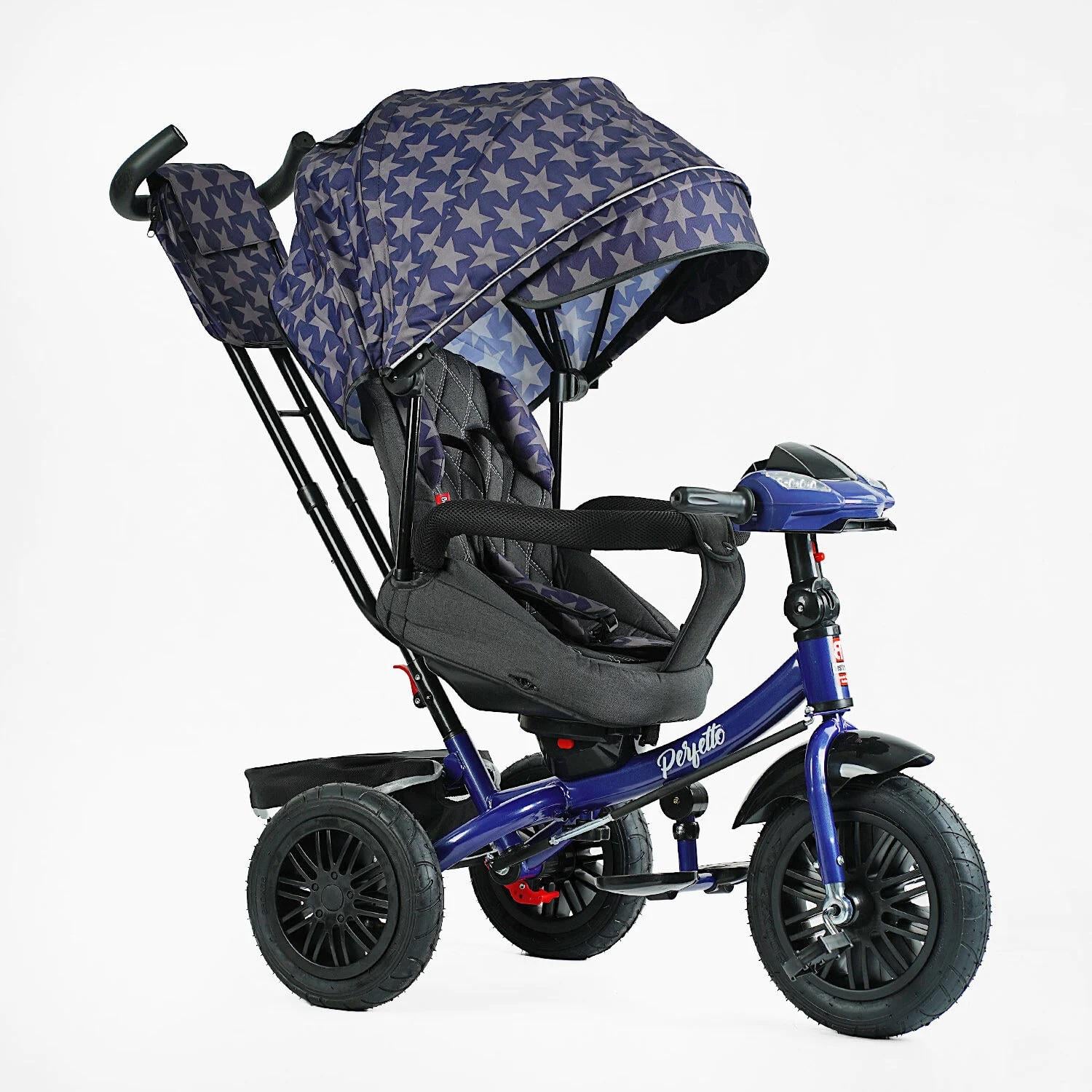 Детский велосипед BestTrike USB Bluetooth 3-х колесный Dark Blue (145111)