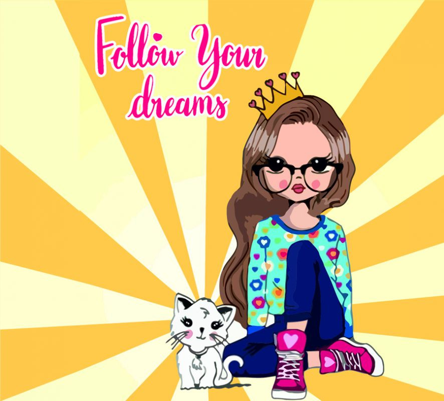 Картина по номерам Rosa Follow your Dreams 35х45 см (N00013260)