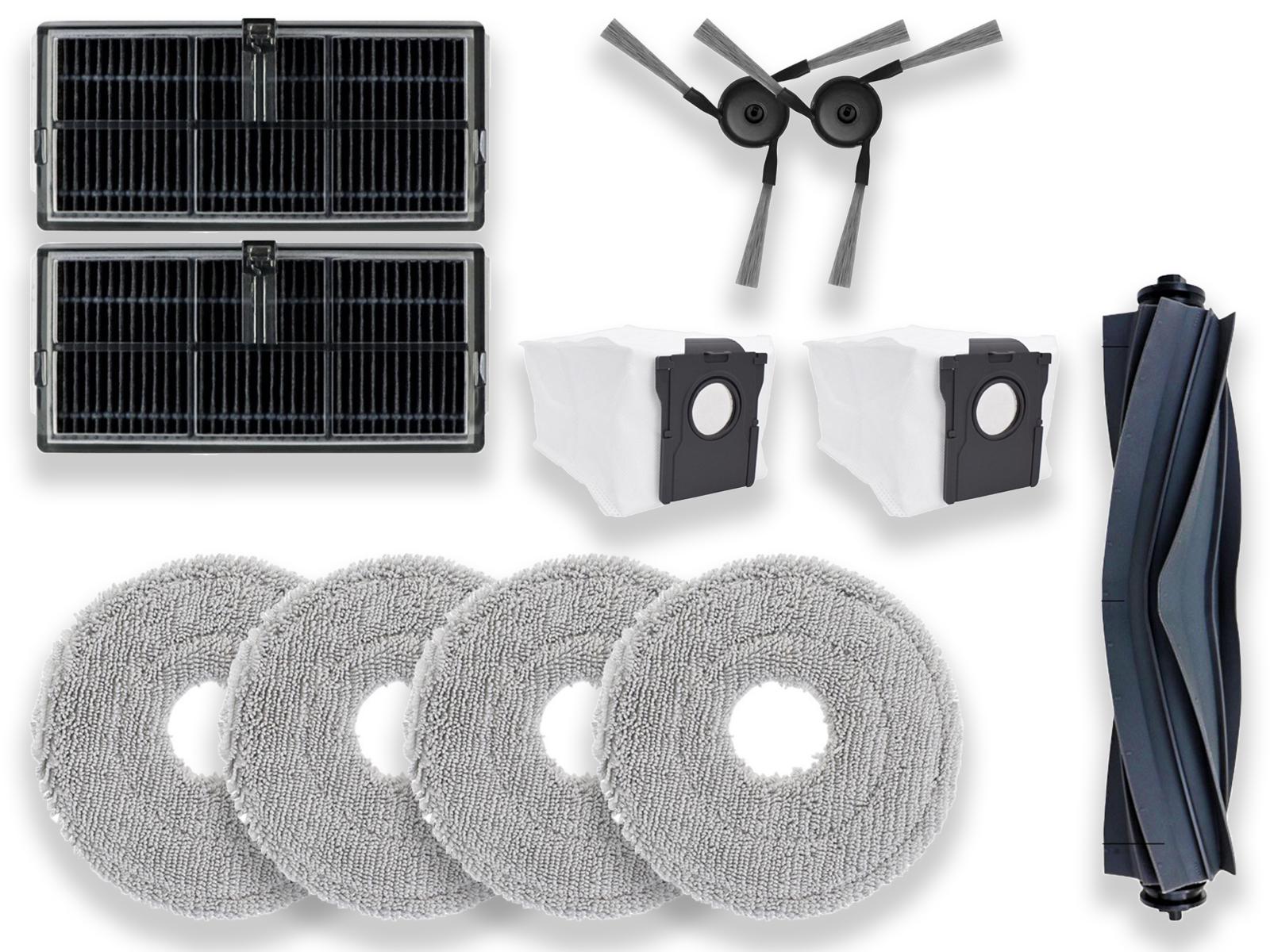 Набор сменных аксессуаров совместимых с роботом-пылесосом Mova E40 Ultra 11 шт.