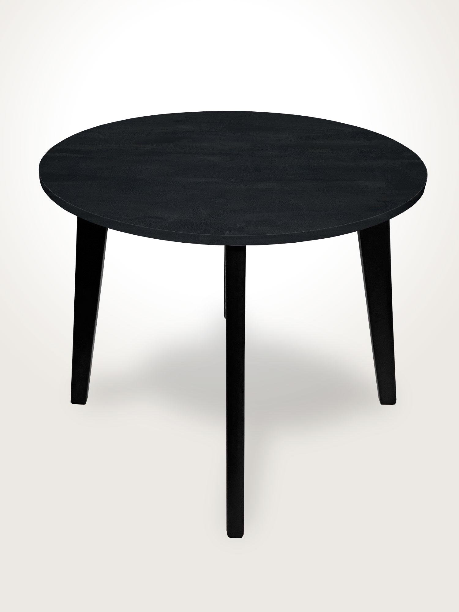 Обеденный стол Fusion furniture Милан 900 Черный/угольный камень