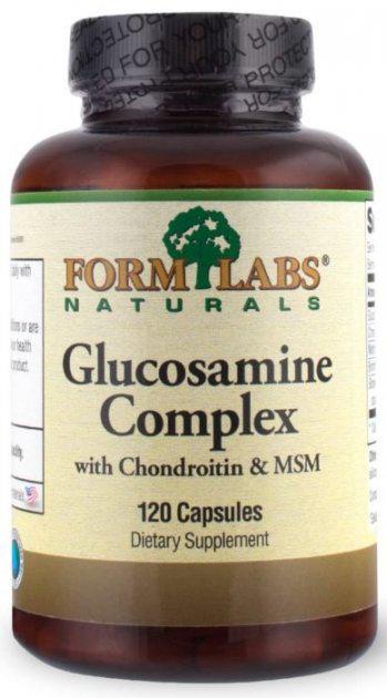 Хондропротектор для спорта Form Labs Glucosamine&Chondroitin&MSM 120 Caps Хондропротектор для спорта Form Labs Glucosamine&Chondroitin&MSM 120 Caps