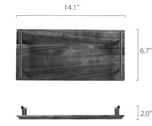 Поднос деревянный Арендо Капучино (ПДС-007309) - фото 2 Поднос деревянный Арендо Капучино (ПДС-007309) - фото 2