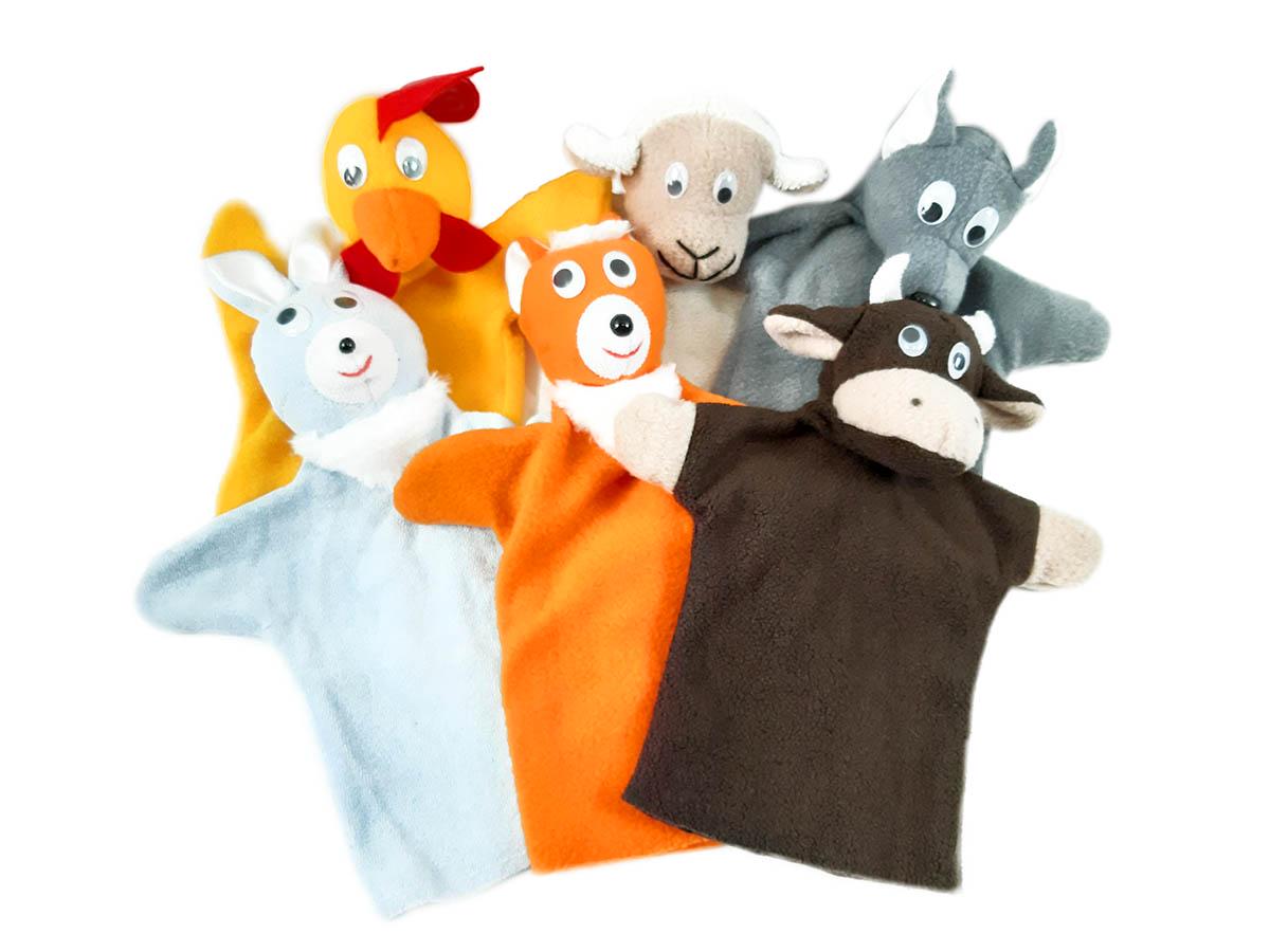 Кукольный театр “Животные” 6 игрушек