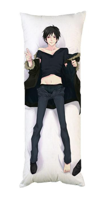 Подушка дакимакура декоративная для обнимания Изая Шизуо Дюрарара Durarara двухсторонняя 60x180 см