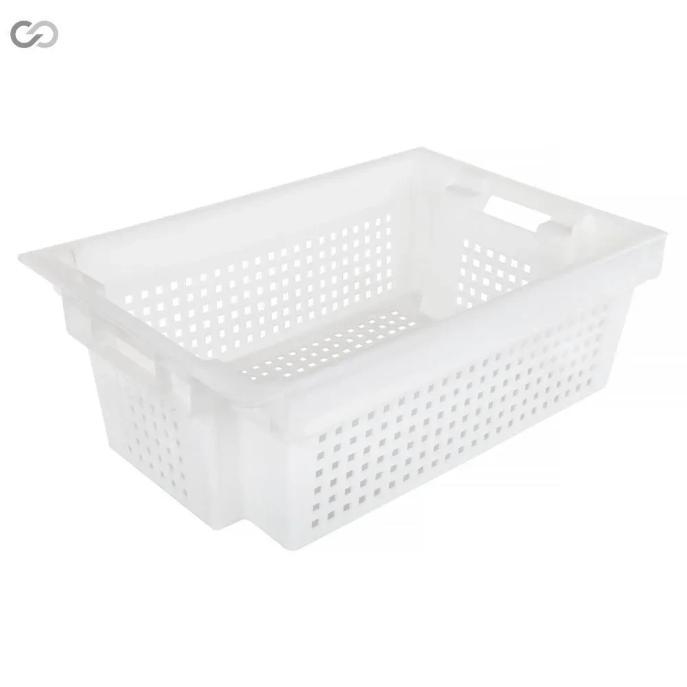 Ящик перфорований пластиковий SoloPlast для овочів/фруктів/харчових продуктів 600х400х200 мм (2548515020) - фото 2