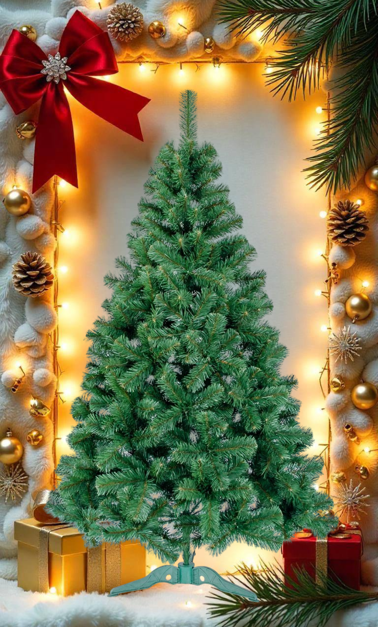 Искусственная елка Карпатская Сказка ПВХ 300 см Зеленый/Темно-Зеленый (ЯК300)