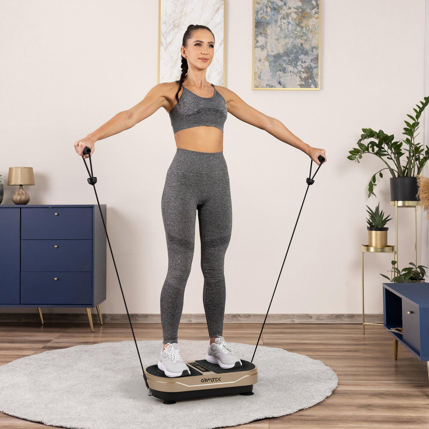 Вібраційна платформа Gymtek XP300 Золотистий (30477495) - фото 2 Вібраційна платформа Gymtek XP300 Золотистий (30477495) - фото 2
