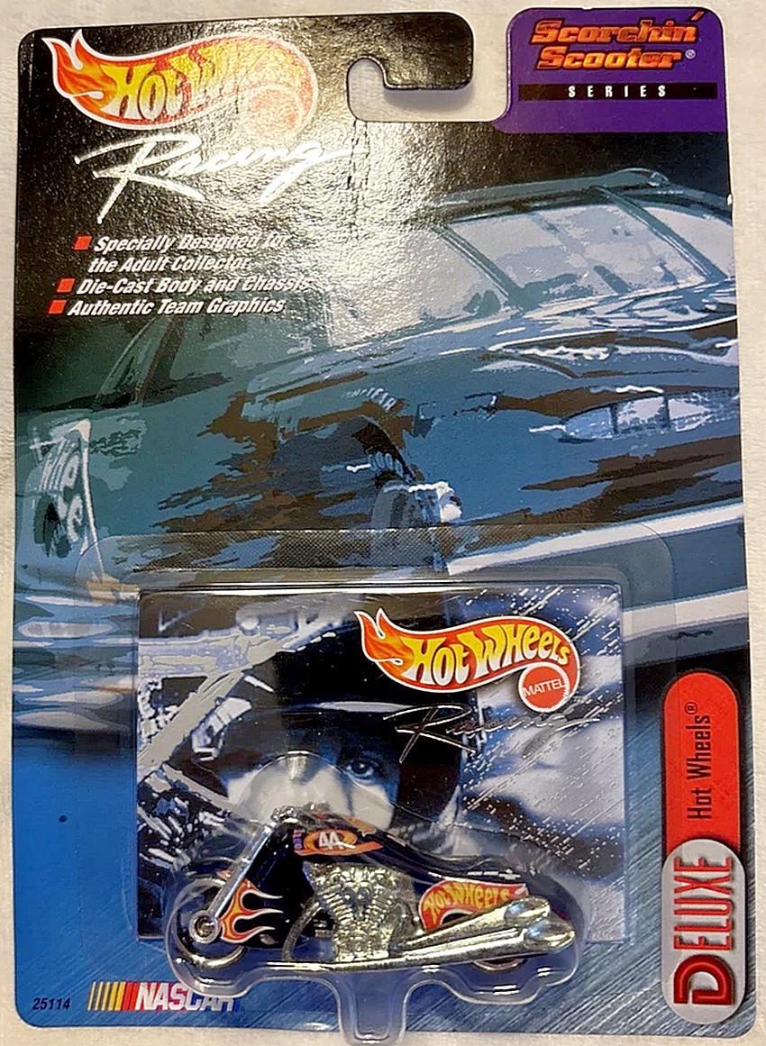 Игрушечный мотоцикл Hot Wheels Scorchin Scooter №44 Hot Wheels 2000 Pro Racing Deluxe NASCAR (25114)
