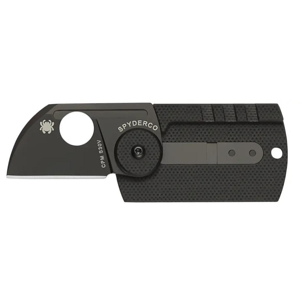 Ніж складаний мисливський Spyderco Dog Tag Carbon Fiber (m410899)