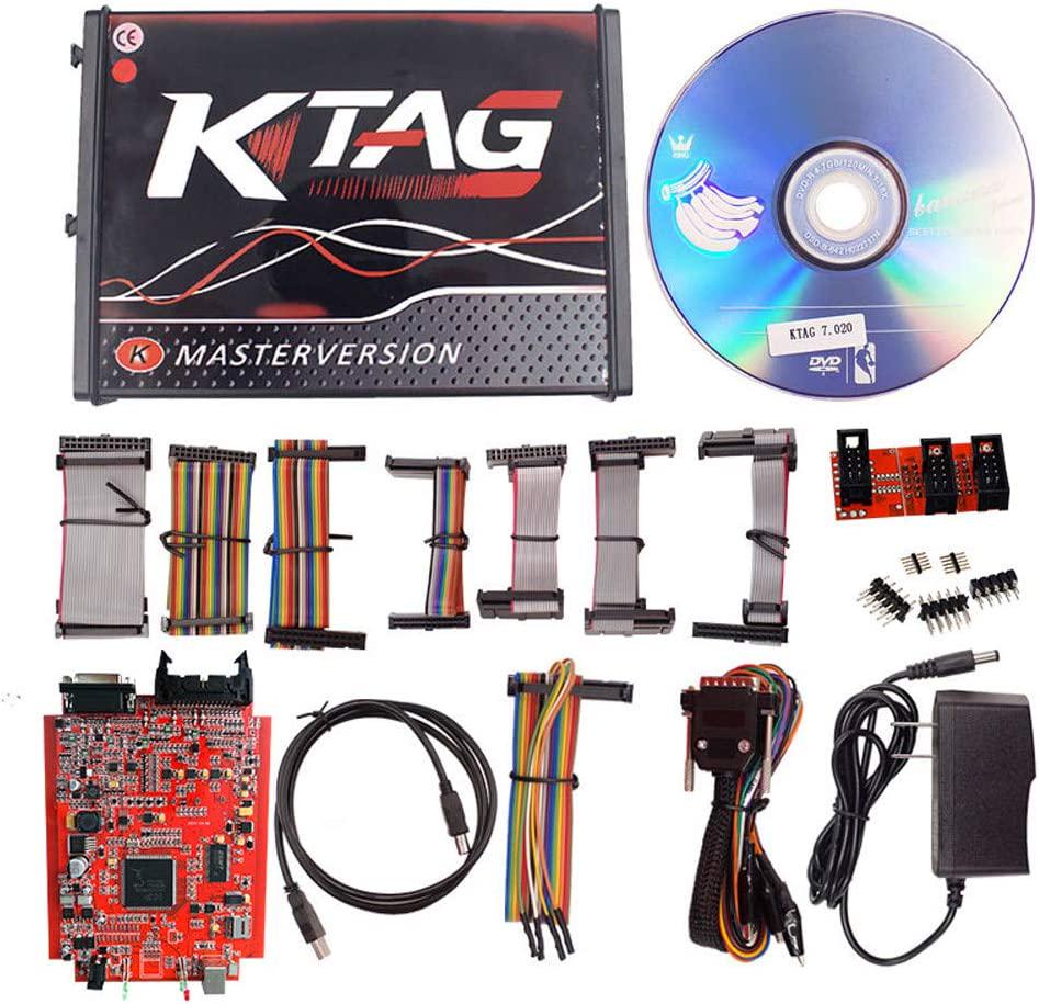 Программатор K-tag Red Ecu v7.020 ПО V2.25 инструмент для программирования с красной печатной платой (A0073) - фото 1 Программатор K-tag Red Ecu v7.020 ПО V2.25 инструмент для программирования с красной печатной платой (A0073) - фото 1