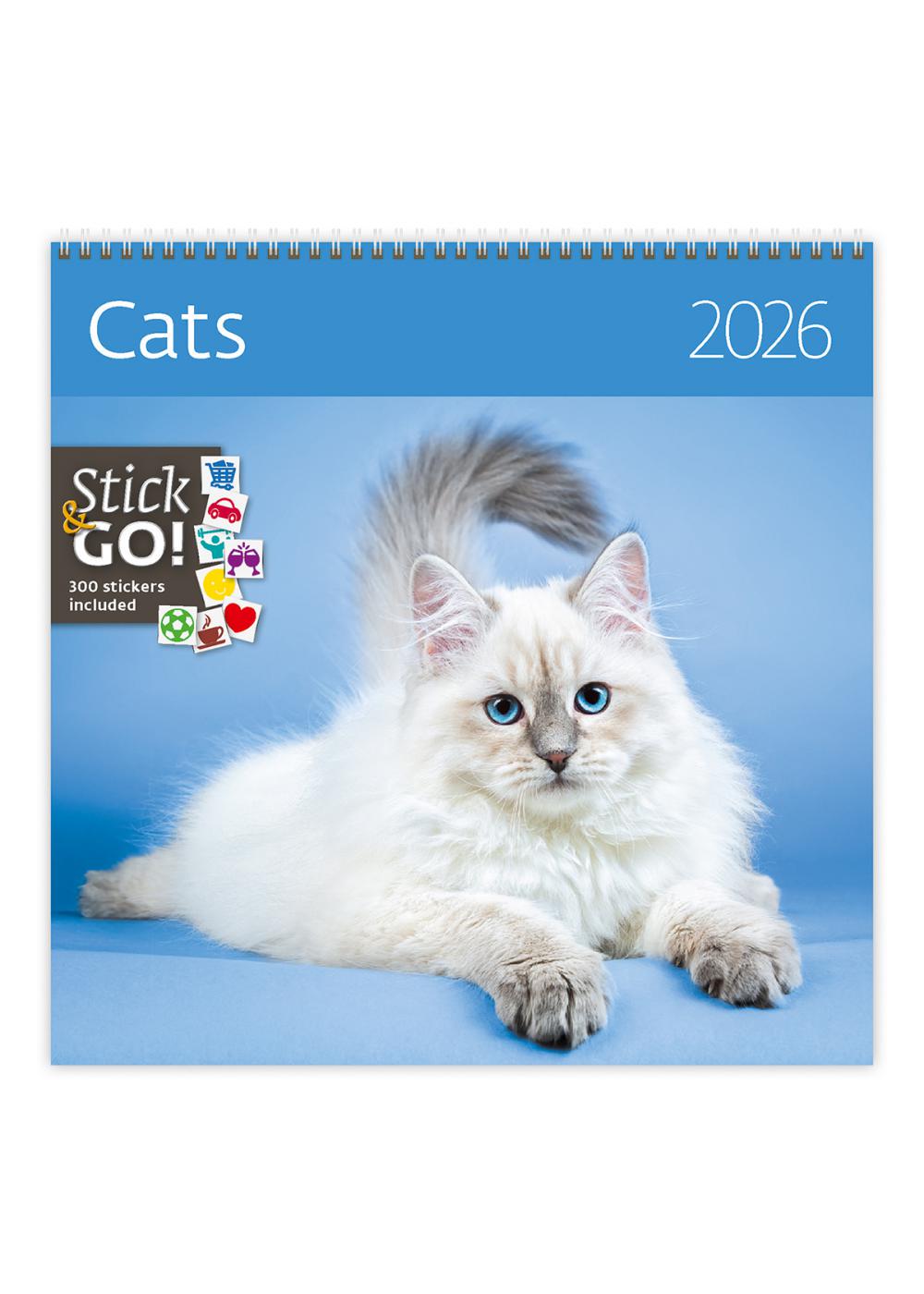 Календарь Helma 2026 Cats 30x30 см (LP01-26)