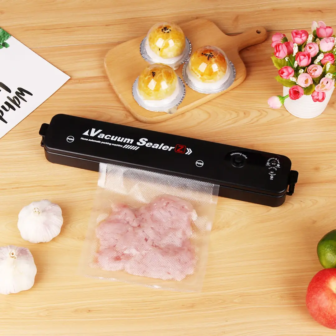 Пакувальник для їжі вакуумний побутовий Vacuum Sealer S 100 Вт - фото 6