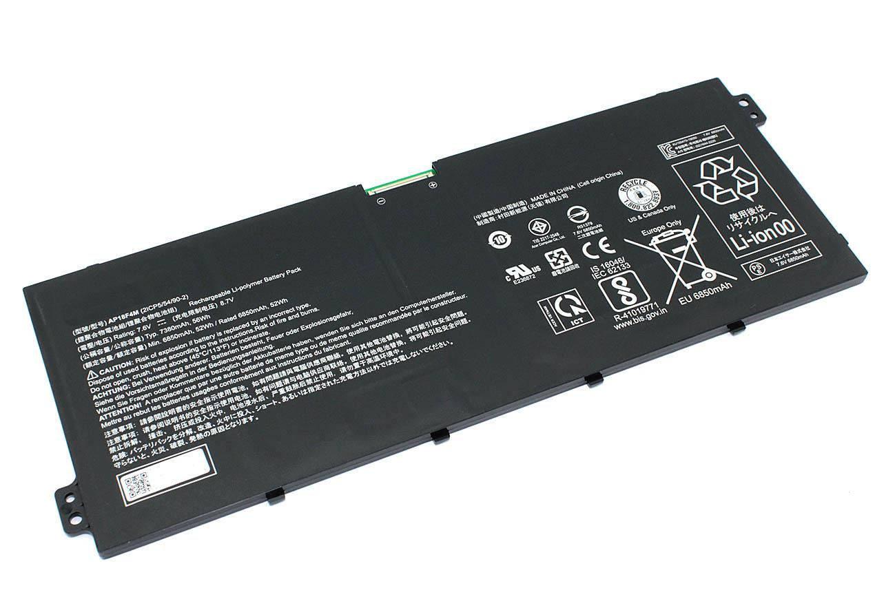 Аккумулятор для ноутбука Acer AP18F4M Chromebook 715 CB715-1WT 7.6V 6850 mAh (084799)