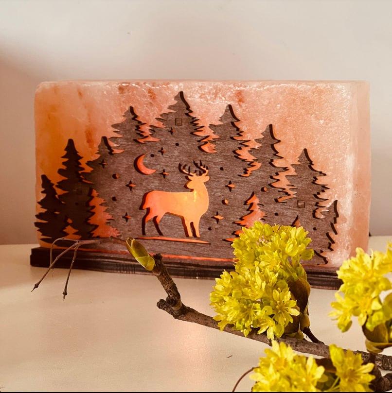 Соляная лампа Олень из гималайской соли 2 кг (Д-bahmut-002) - фото 5 Соляная лампа Олень из гималайской соли 2 кг (Д-bahmut-002) - фото 5