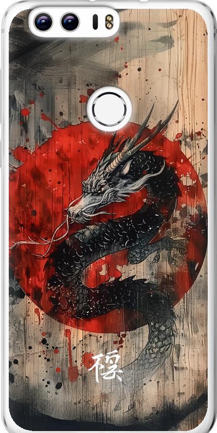 Чехол на Huawei Honor 8 Восточный дух (6100u-351-42517)