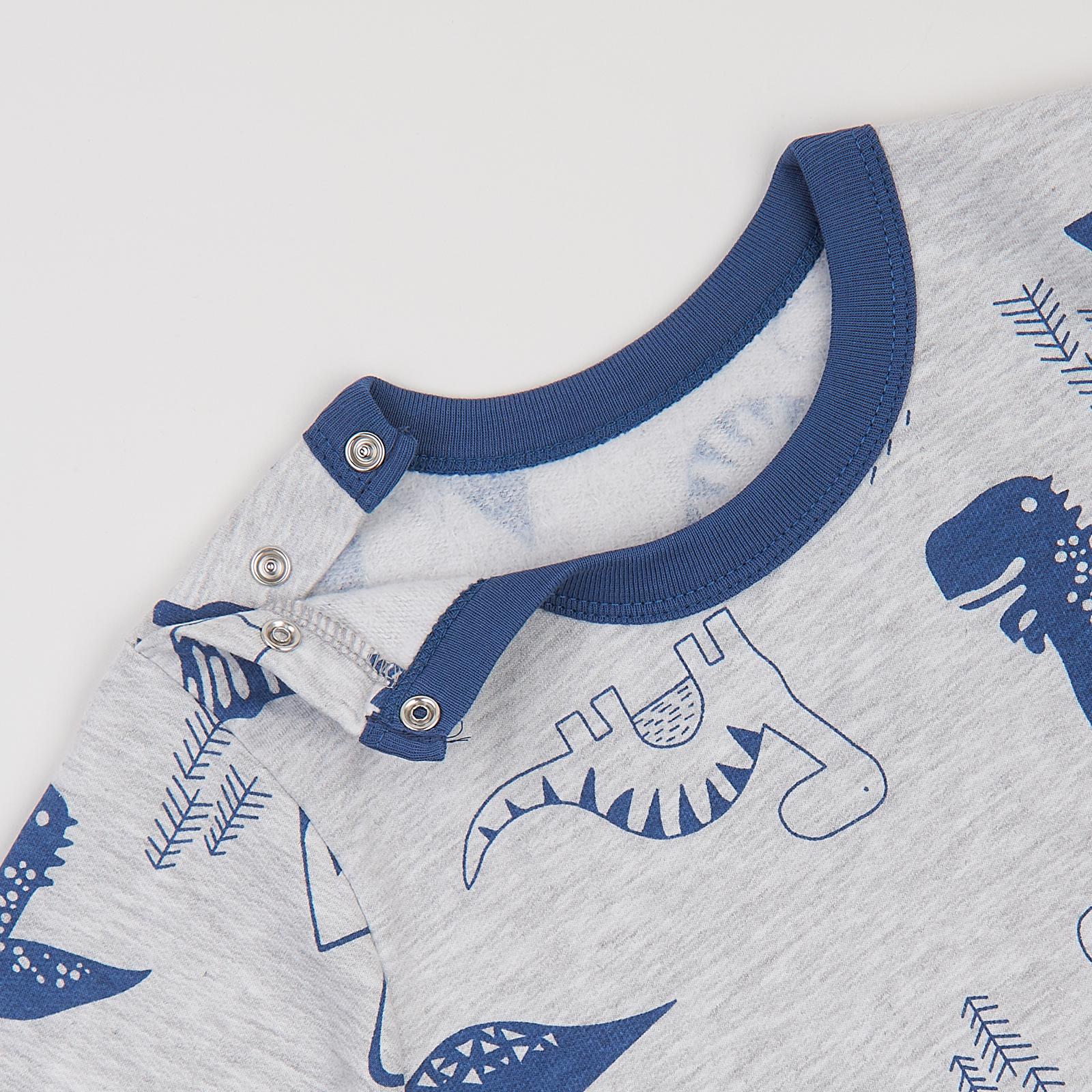 Піжама дитяча ЛяЛя К3ФТ118/6-1851 тепла 92 см Сірий (22642312) - фото 6 Піжама дитяча ЛяЛя К3ФТ118/6-1851 тепла 92 см Сірий (22642312) - фото 6