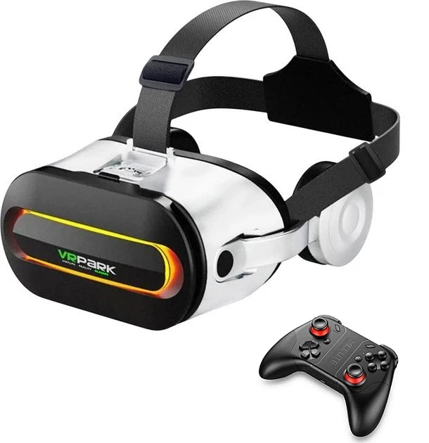 Комплект VR PARK White/геймпад Mocute 053/VR-очки для смартфонов 4,7-6,7" 360° регулировка фокуса до 800°