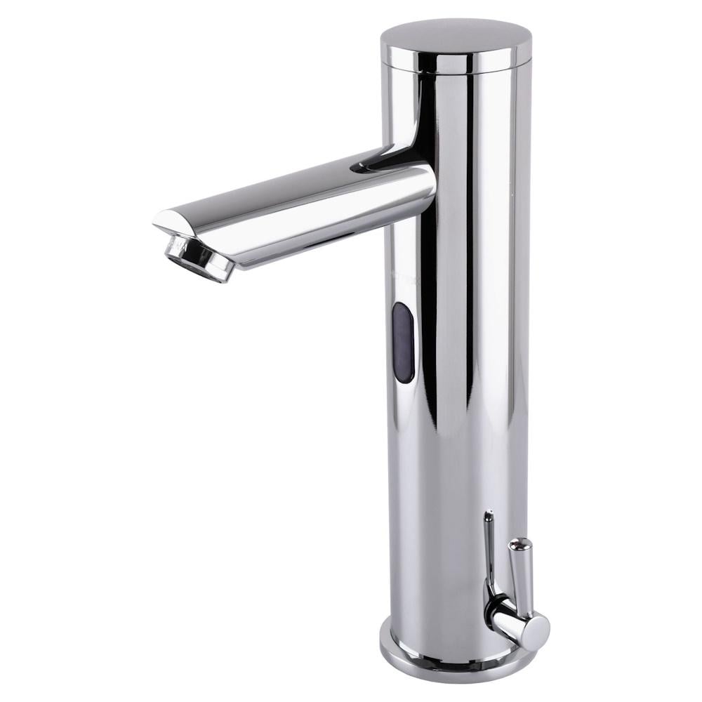 Смеситель сенсорный для умывальника HOTEC 19.116-DC/AC 220V/6V с трансформатором латунный Hot/Cold (GSR-000019613)