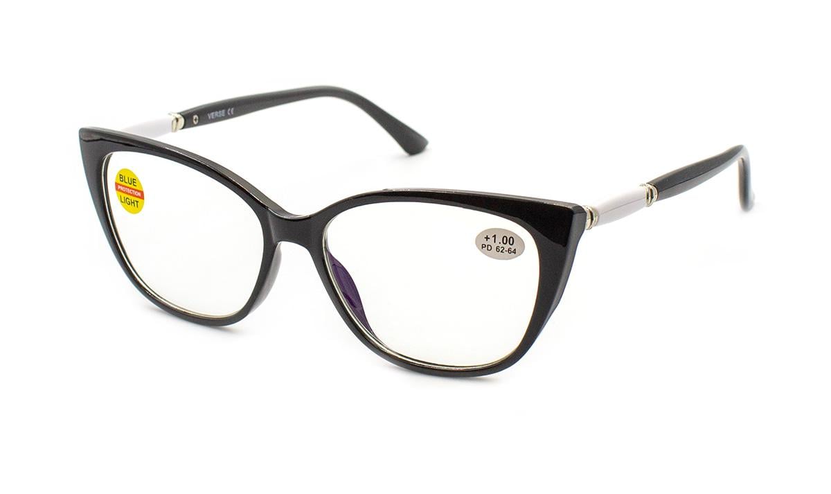 Окуляри для зору в пластиковій оправі Verse 24015-C1 Blue Blocker -3,75 (277431326)