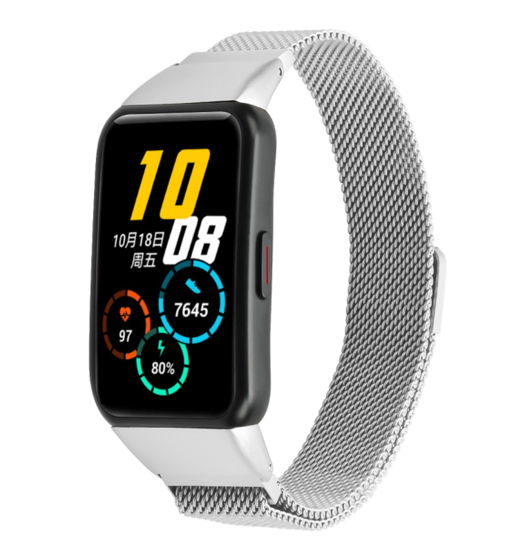 Ремешок CDK Metal Milanese Loop Magnetic для Huawei Band 6 Silver (012956)