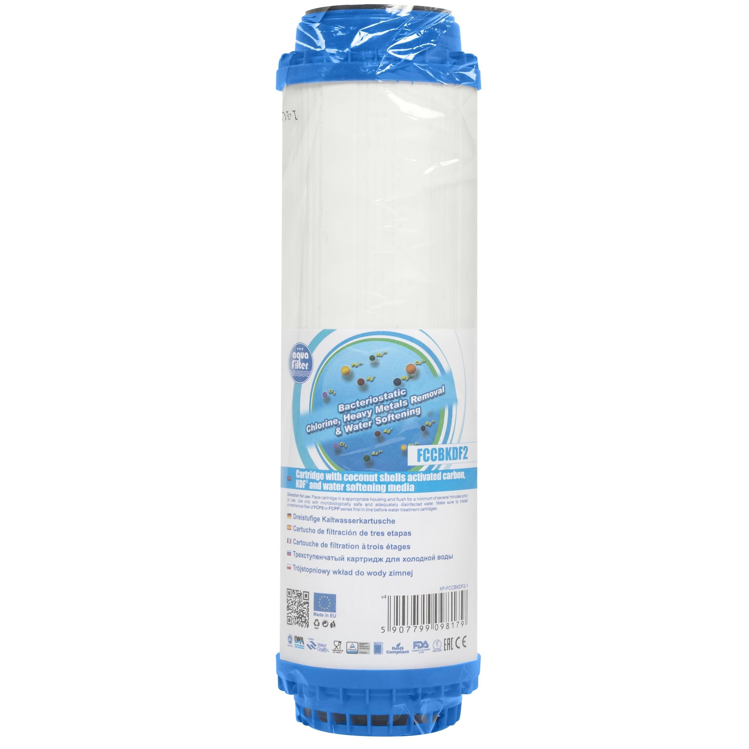 Картридж угольный с умягчением воды Aquafilter FCCBKDF2 (2861)