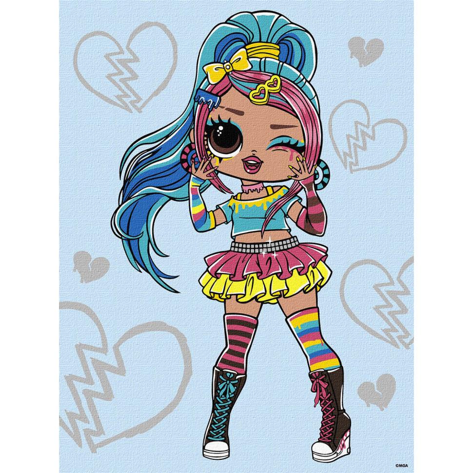 Картина по номерам Ideyka Tweens Emma Emo 30х40 см (KHO6278)