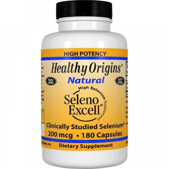 Комплекс Селен и Молибден Healthy Origins Seleno Excell Selenium 200 mcg 180 Caps