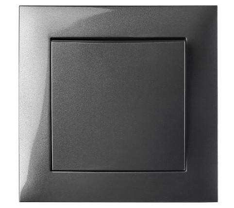 Вимикач 1-ний VS10-290 Графіт