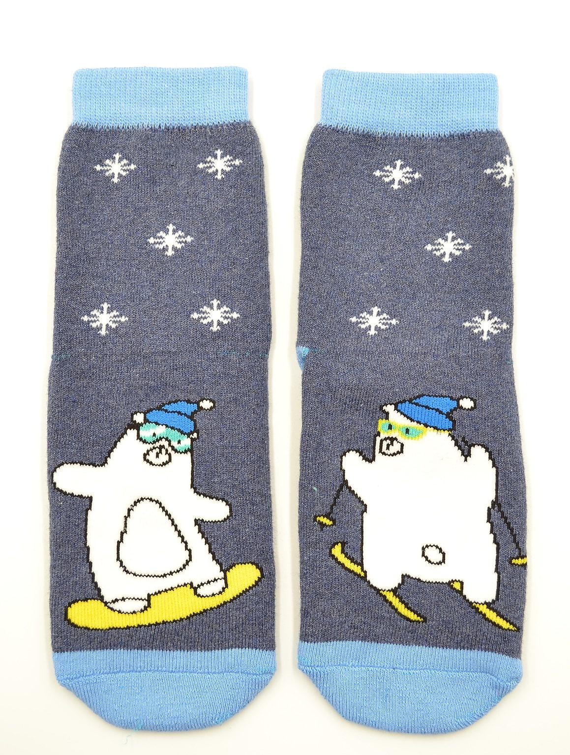 Носки детские махровые Легка хода 9313 р. 18-20 Темный джинсовый меланж (68589)