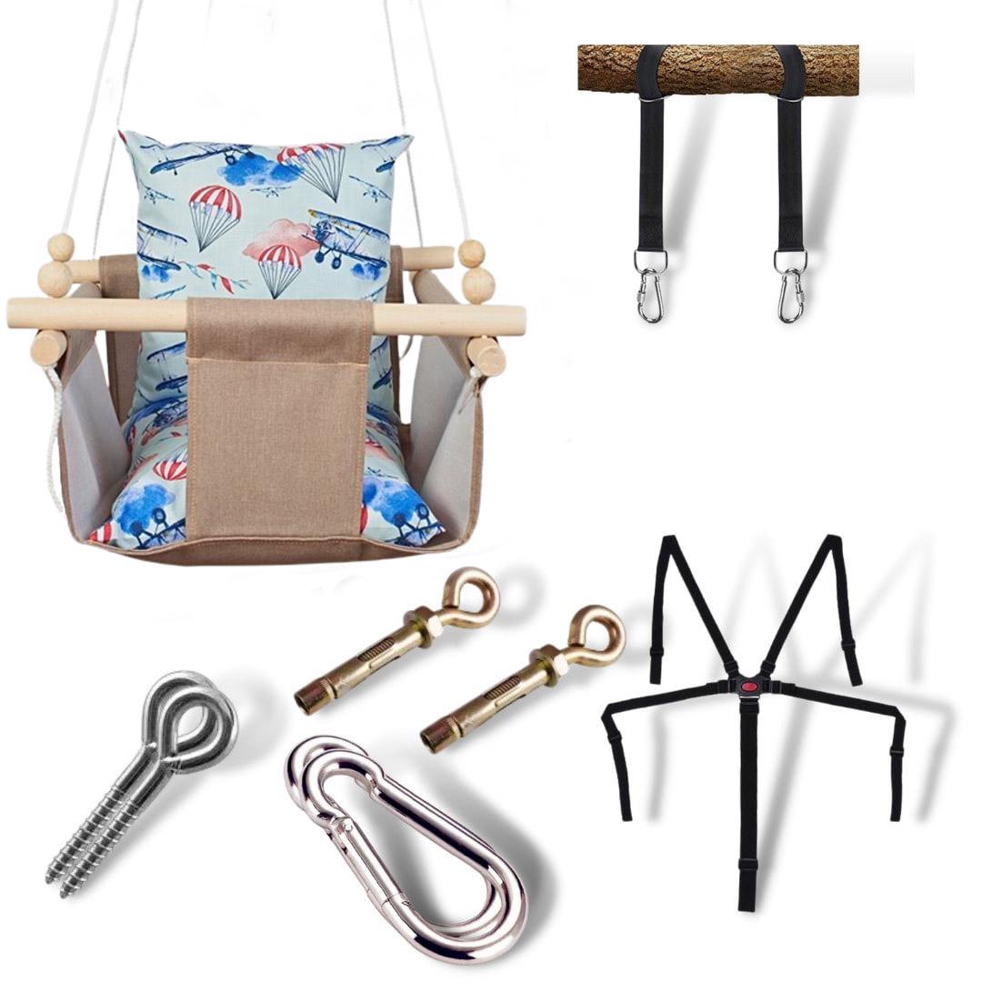 Дитяча гойдалка Infancy Парашути Бежевий (9885078)