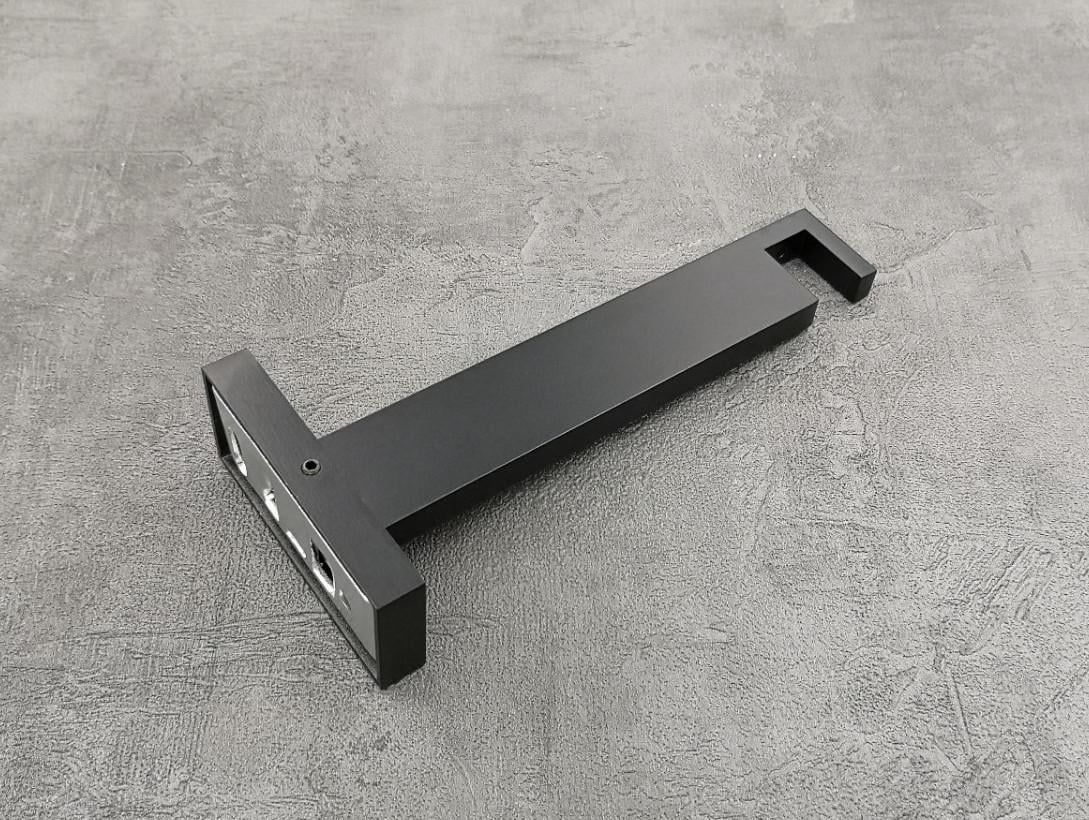 Кронштейн Quadrum Скарлайн одинарний 15 см Чорний матовий - фото 1 Кронштейн Quadrum Скарлайн одинарний 15 см Чорний матовий - фото 1