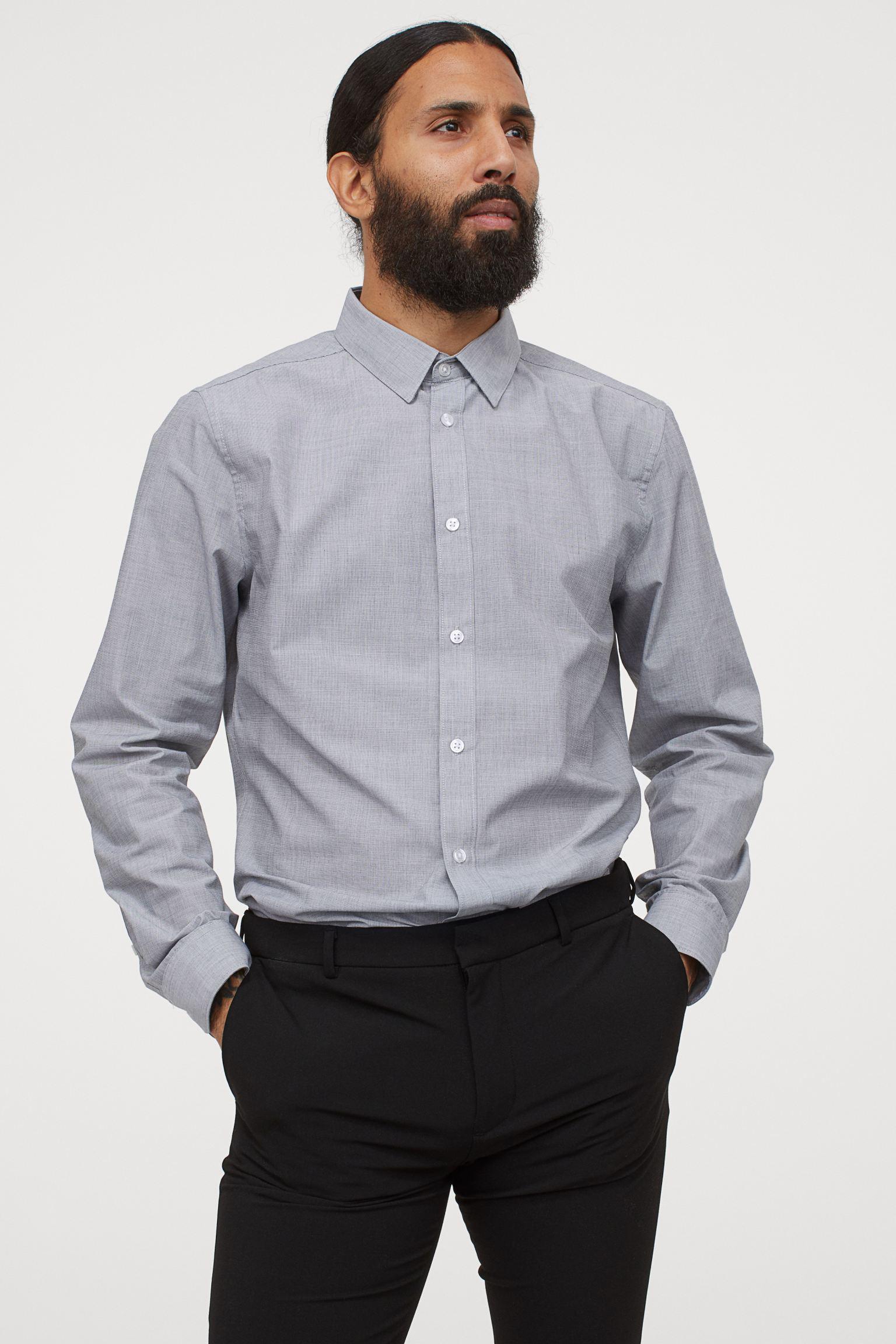 Рубашка XS Серый (7817581sm)