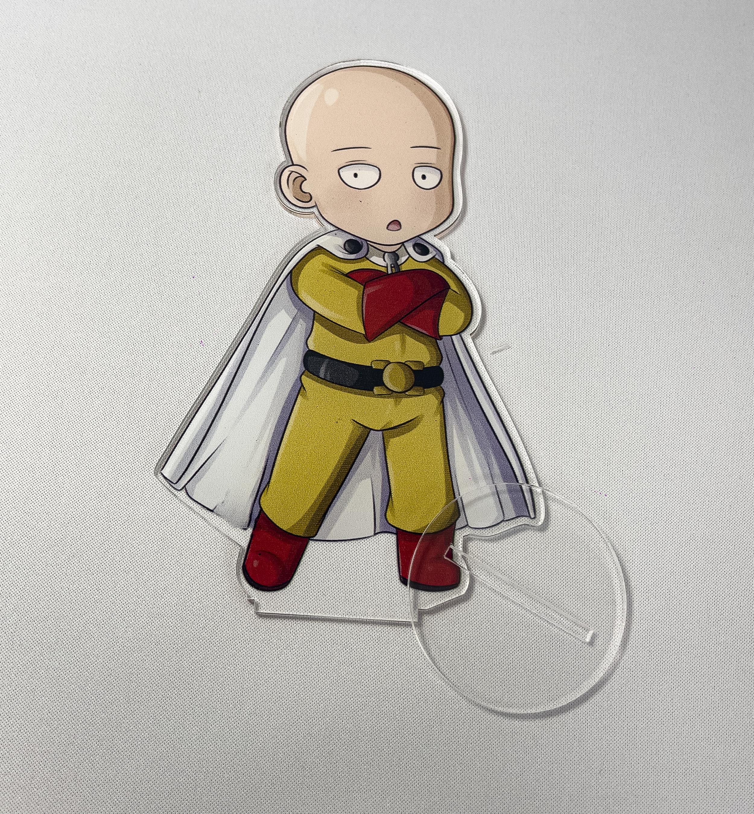 Фигурка акриловая коллекционная WorkPlaceShop One-Punch Man-Ванпанчмен-Сайтама 17 см - фото 4