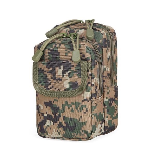 Подсумок на два отдела MOLLE Зеленый/Пиксель (1707138385)