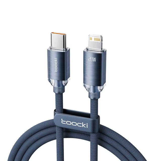 Кабель Toocki 20W/5A Type C-Lighting 1 м Синий (TQ-X31C1CL1BLU20)