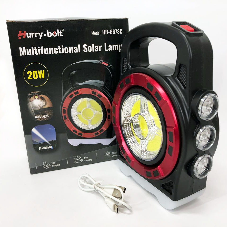 Фонарь 6678С-3LED+5COB с Power Bank - фото 2