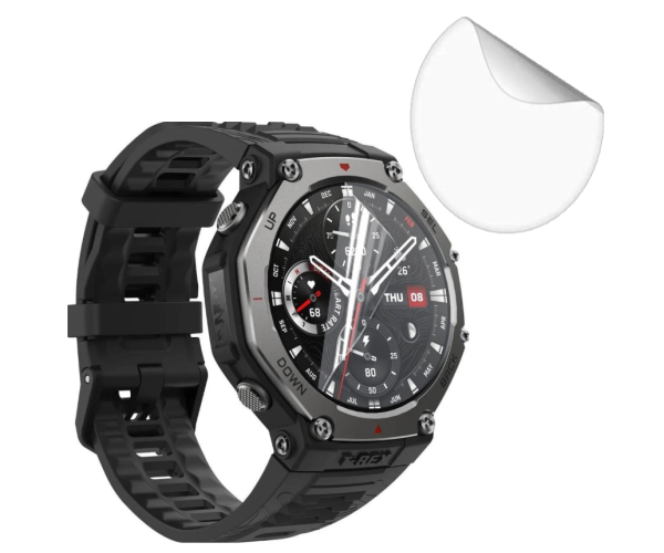 Пленка противоударная гидрогелевая Hydrogel Film для Amazfit T-Rex 3 6 шт. Transparent