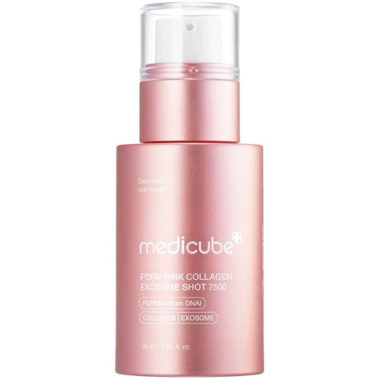 Сыворотка регенерирующая с полинуклеотидами/экзосомами/спикулами Medicube PDRN Pink Collagen Exosom Сыворотка регенерирующая с полинуклеотидами/экзосомами/спикулами Medicube PDRN Pink Collagen Exosom