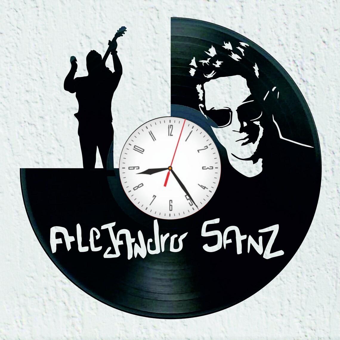 Часы настенные Alejandro Sanz 2255 из виниловой пластинки