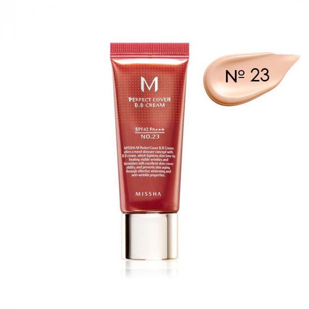 Крем ВВ MISSHA M Perfect Cover BB Cream SPF 42 PA+++ №23 20 мл (2154285782)