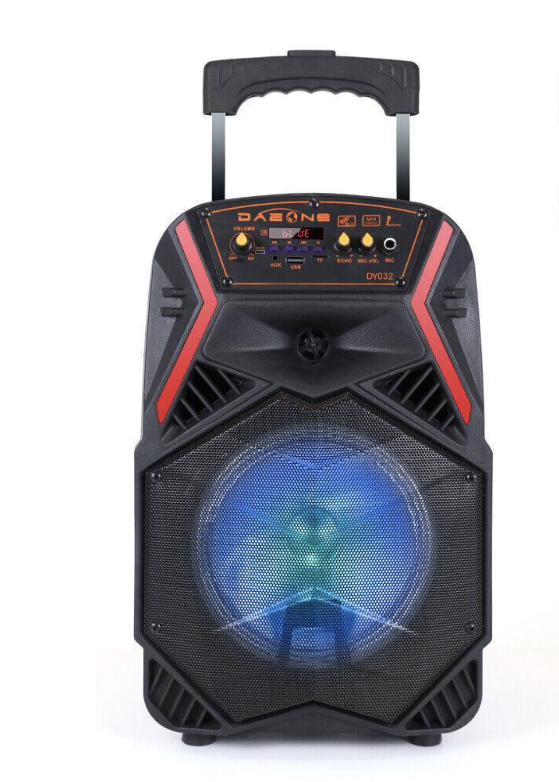 Акустическая система портативная megafox oty895 10 V с микрофоном и пультом 8'' (MLD_V1330)