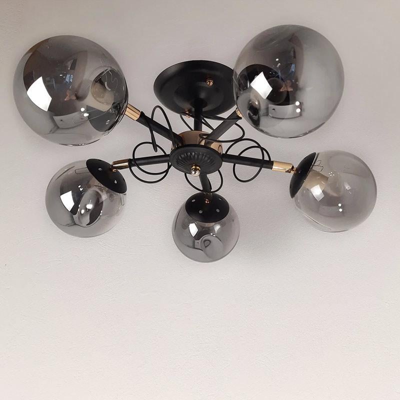 Люстра потолочная Light House NM-16464/5 F Черный (16027)