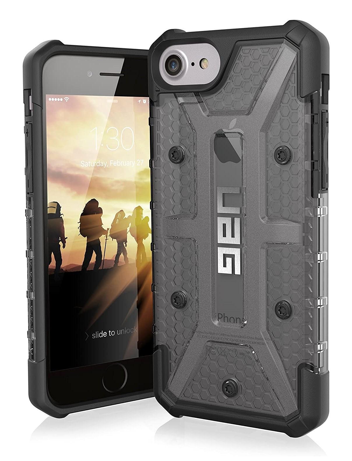 Чехол противоударный прозрачный UAG Plasma для Iphone 6/6S/7/8/SE 2020 (4.7") Ash