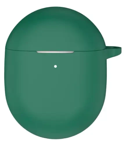 Чехол силиконовый для Google Pixel Buds Pro/Buds Pro 2 с карабином Темно-зеленый (2442204302) - фото 2 Чехол силиконовый для Google Pixel Buds Pro/Buds Pro 2 с карабином Темно-зеленый (2442204302) - фото 2